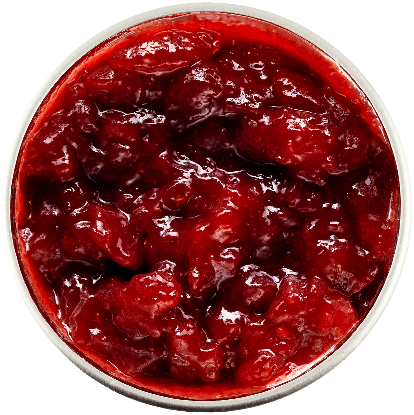 Jar of red currant and pear jam