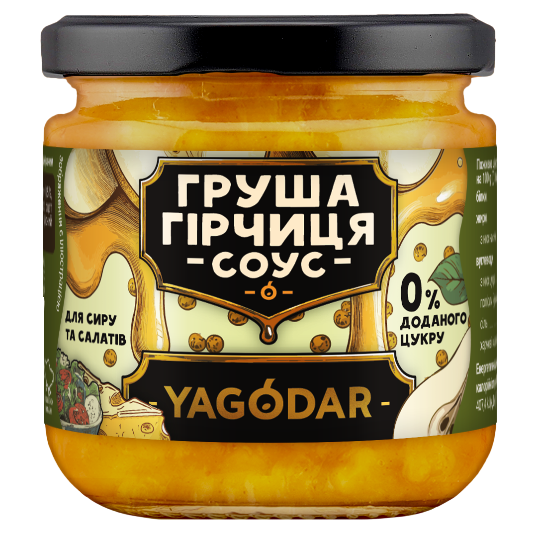 Pear mustard sauce sugar free