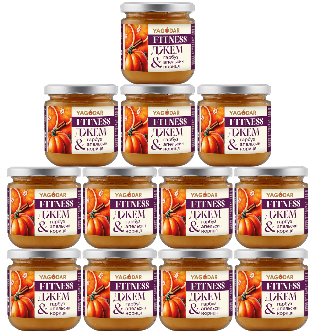 Sugar-free pumpkin and orange jam, 2.52 kg