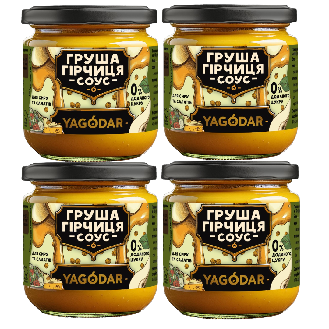 4 sugar-free pear sauces for cheese and meat