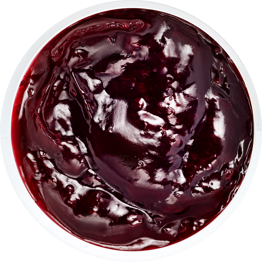 jar of blackcurrant jam 1 kg Jar of blackcurrant filling with pieces 1kg