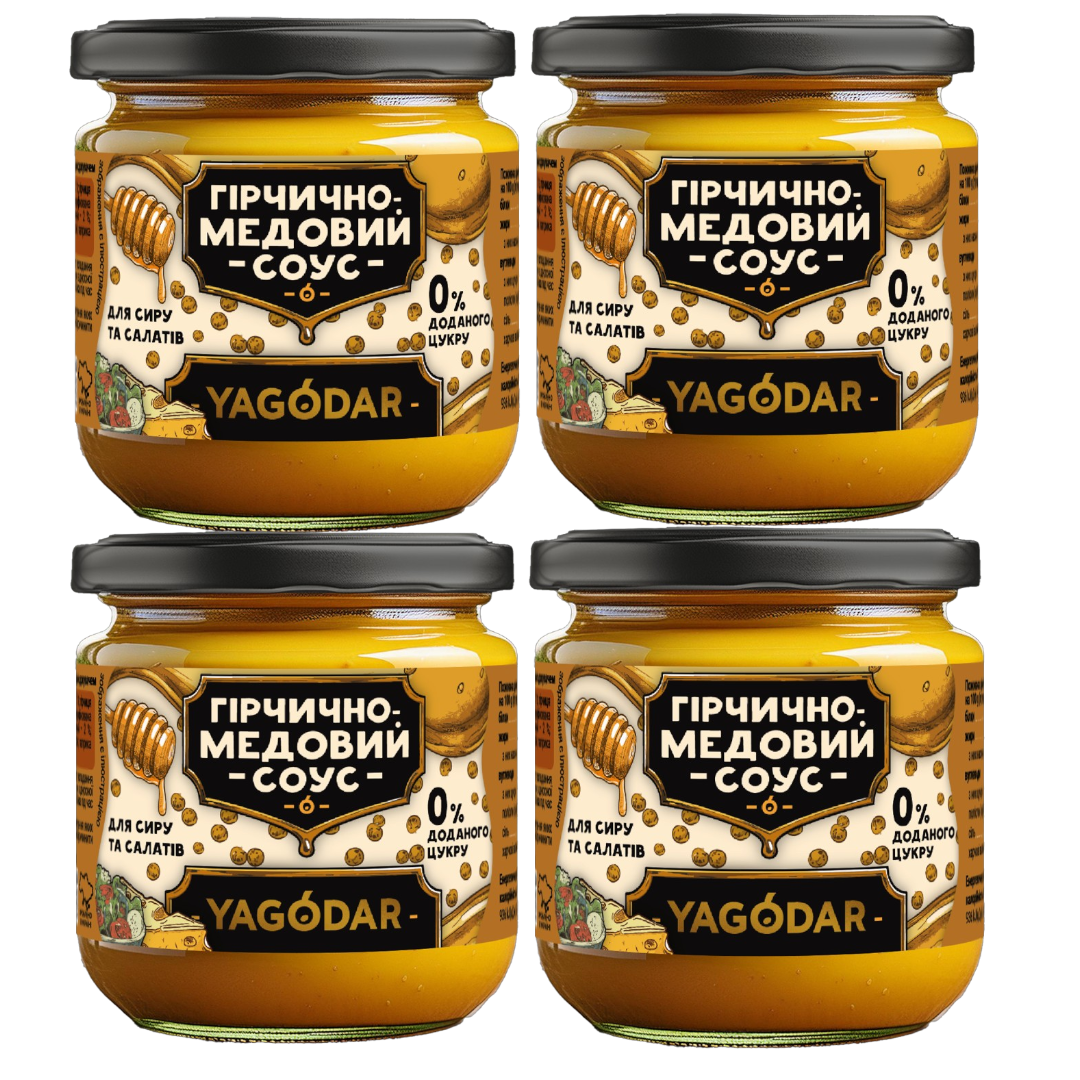 4 sugar-free mustard and honey sauces for cheese