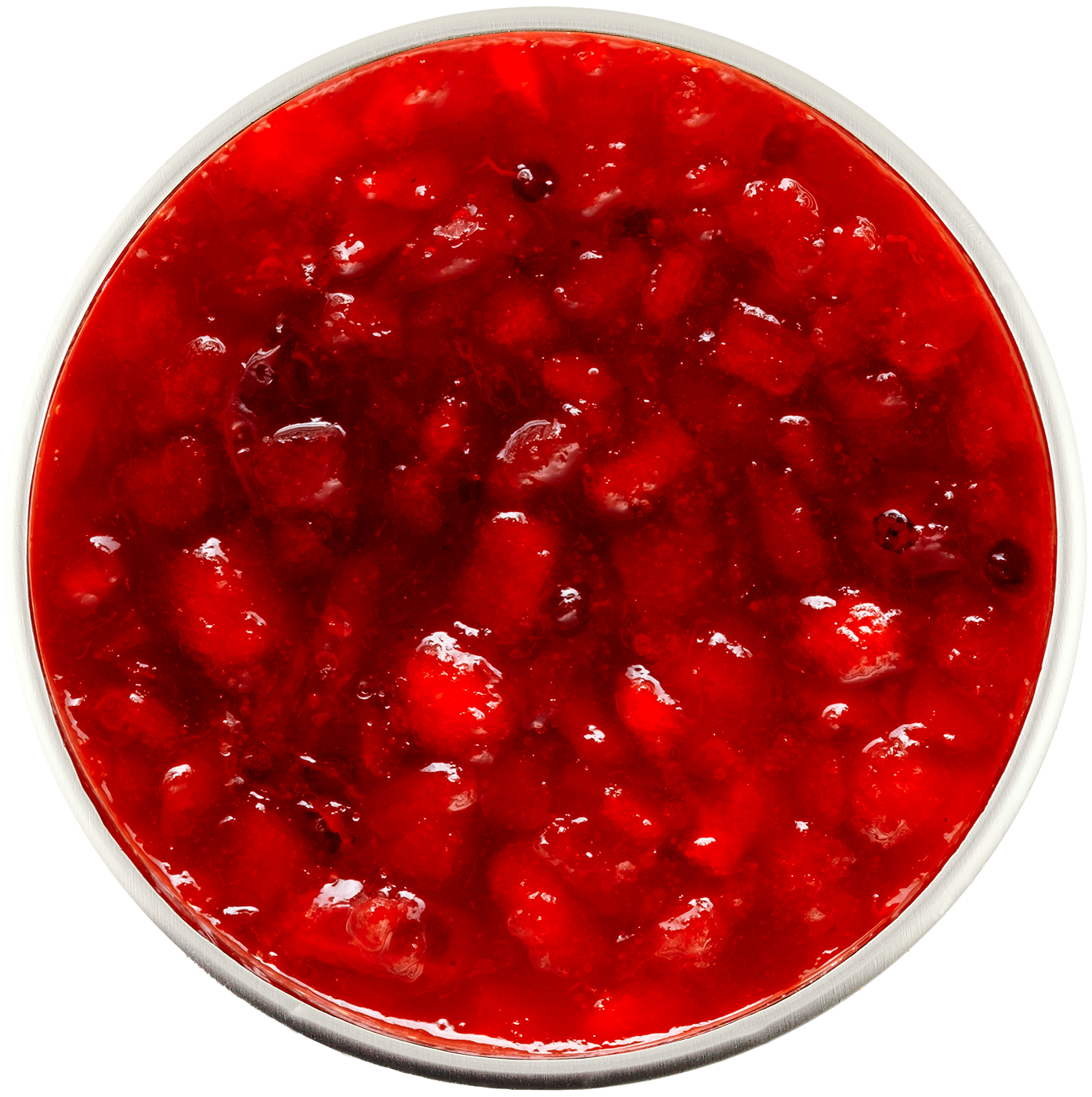 A jar of low-sugar cornel and pear jam