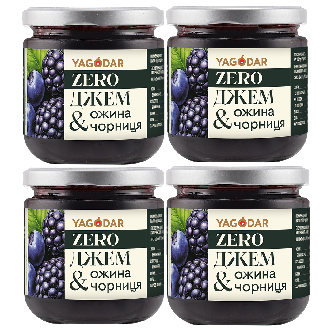 4 Sugar-free blackberry-blueberry jams