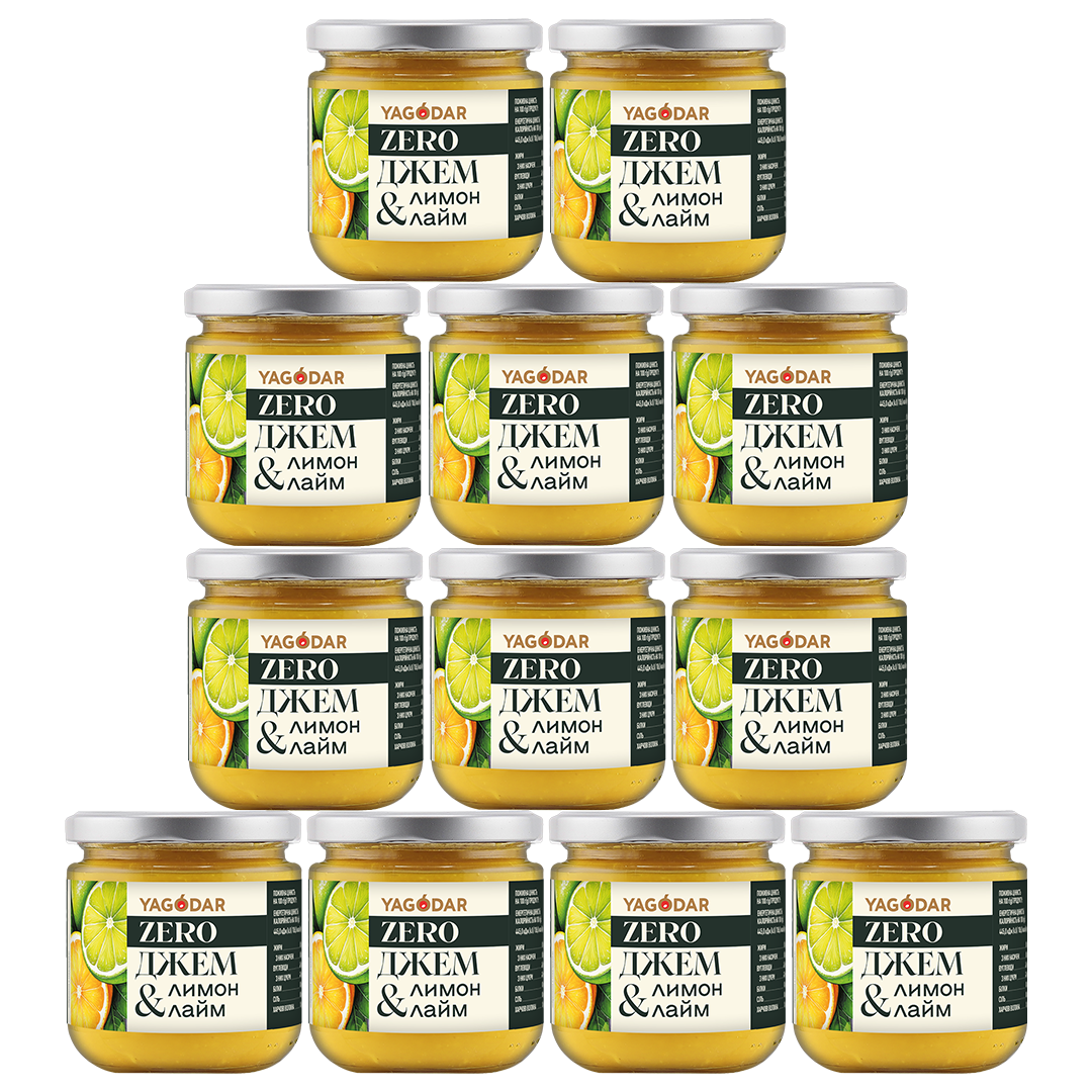 Sugar-free lemon-lime jam 12 pcs 12 sugar-free lemon-lime jams