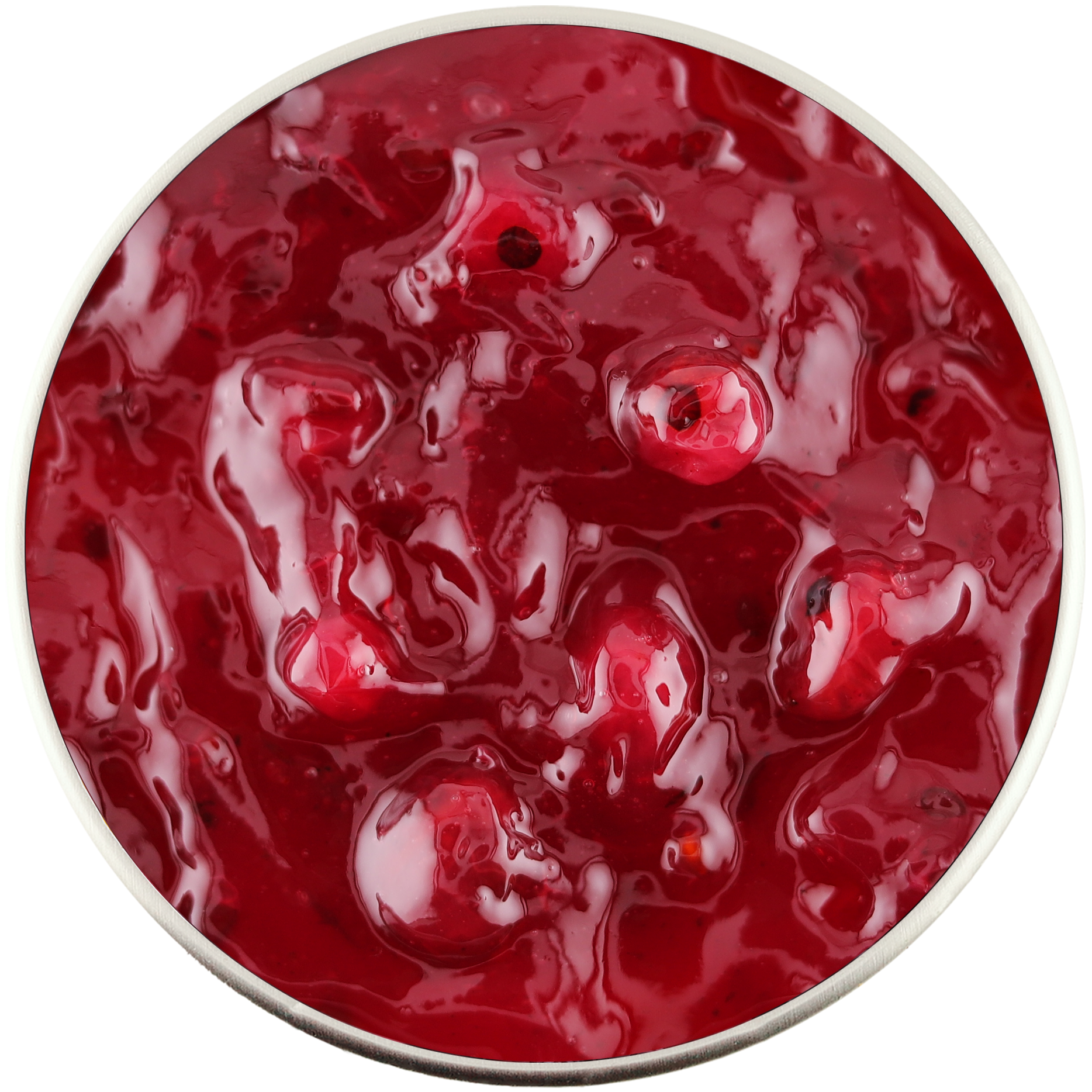 Red currant jam texture