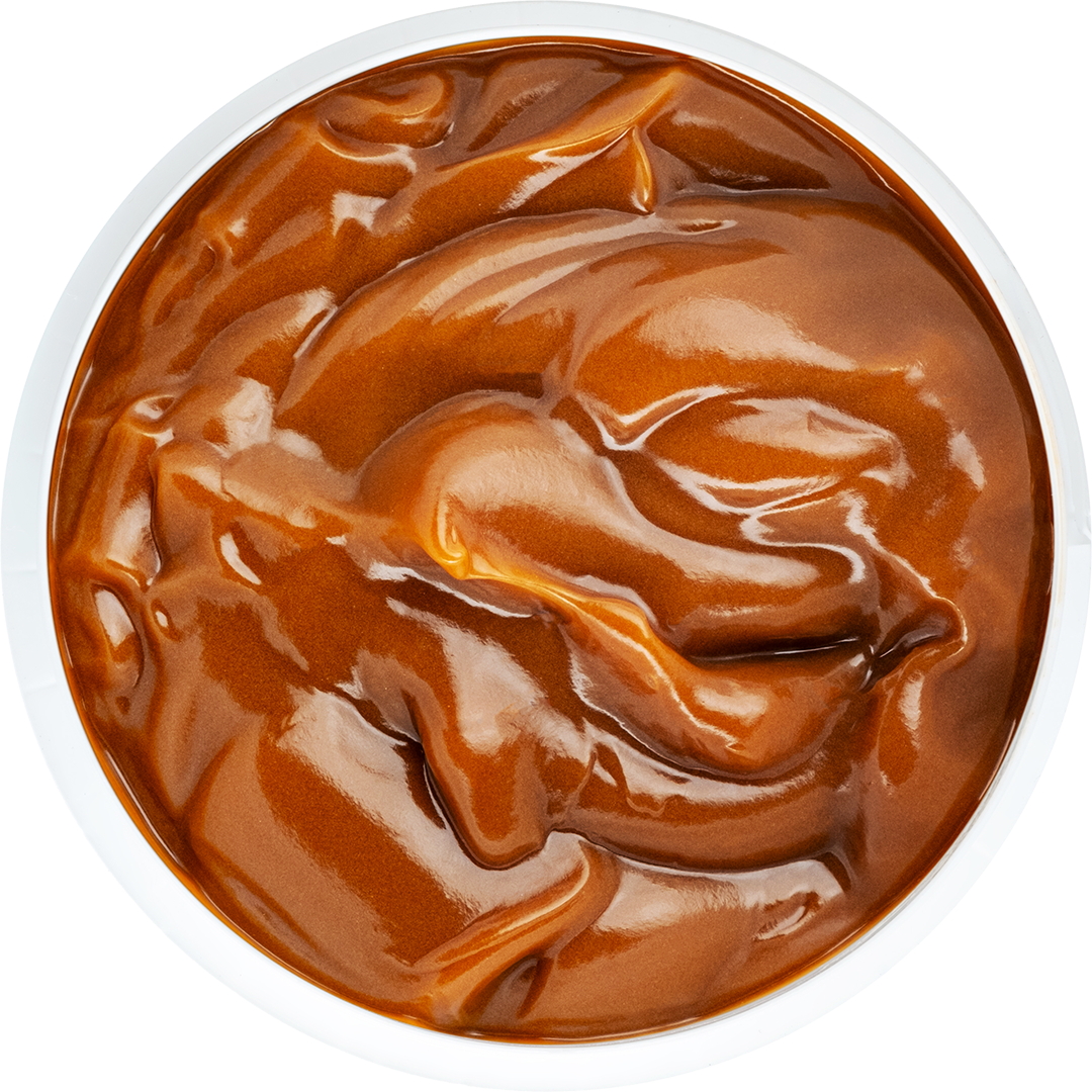Caramel filling set for desserts