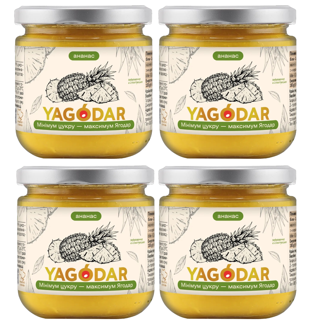 4 ананасовых джема с минимумом сахара
