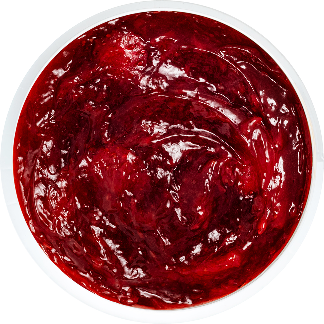 Jar of strawberry filling with pieces, 1 kg