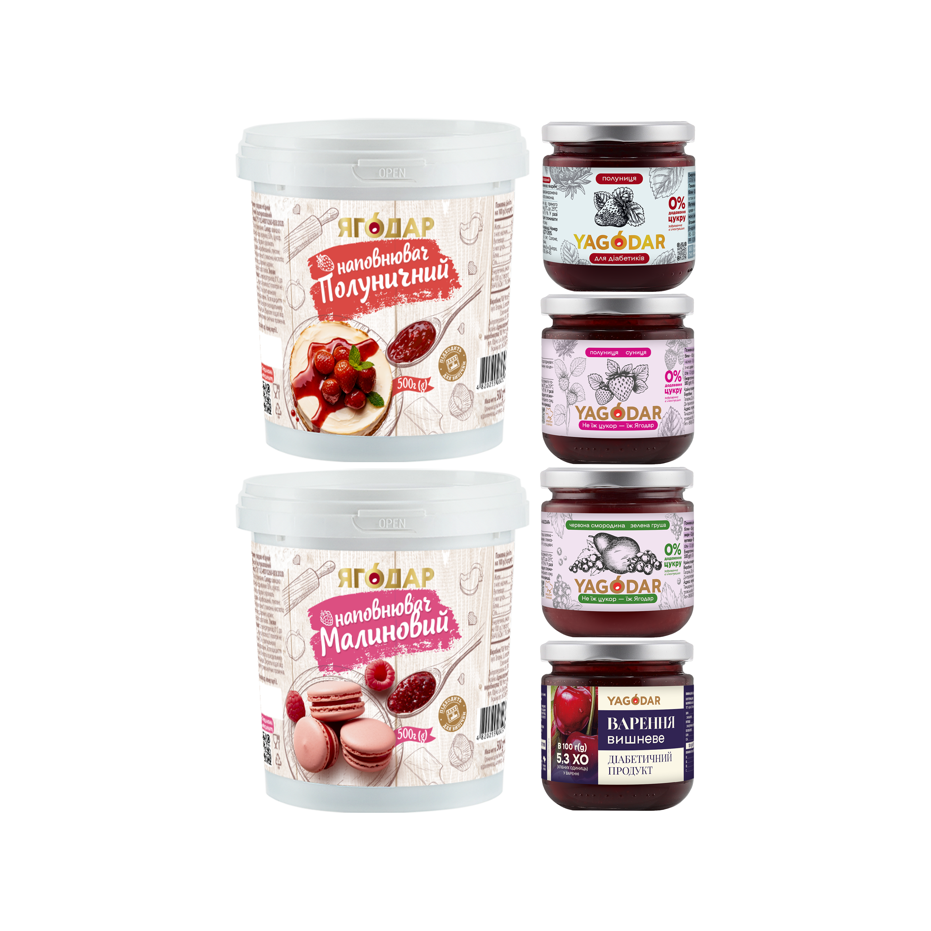 Джеми і начинки з ягід