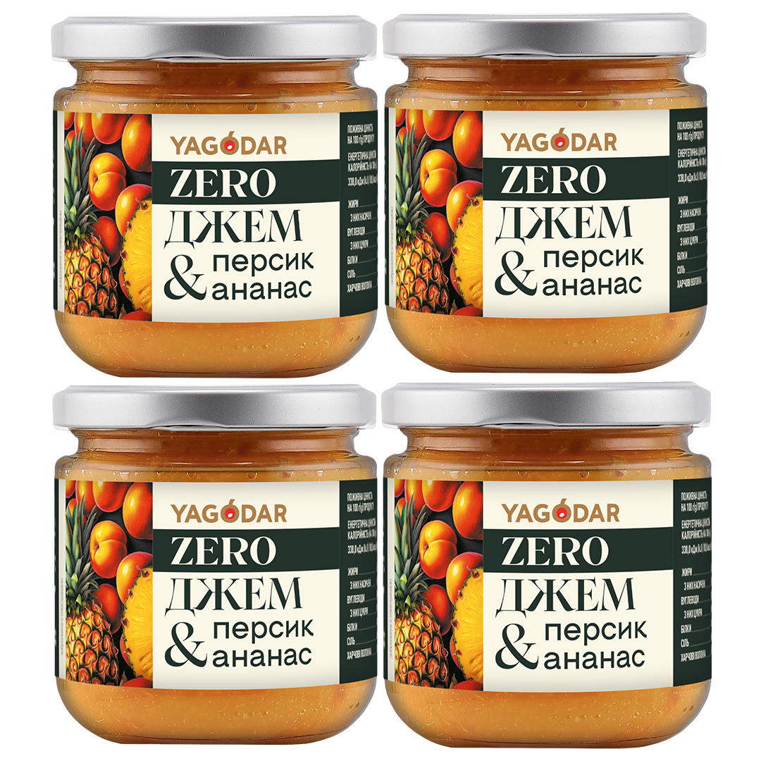 Sugar-free peach-pineapple jam 840 g Peach-pineapple jam 840 g