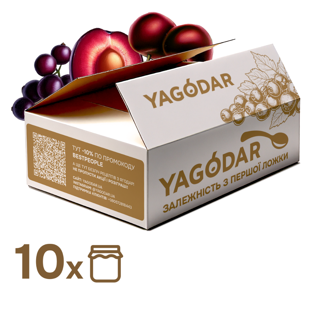 Набор джемов для диабетиков, 2 кг