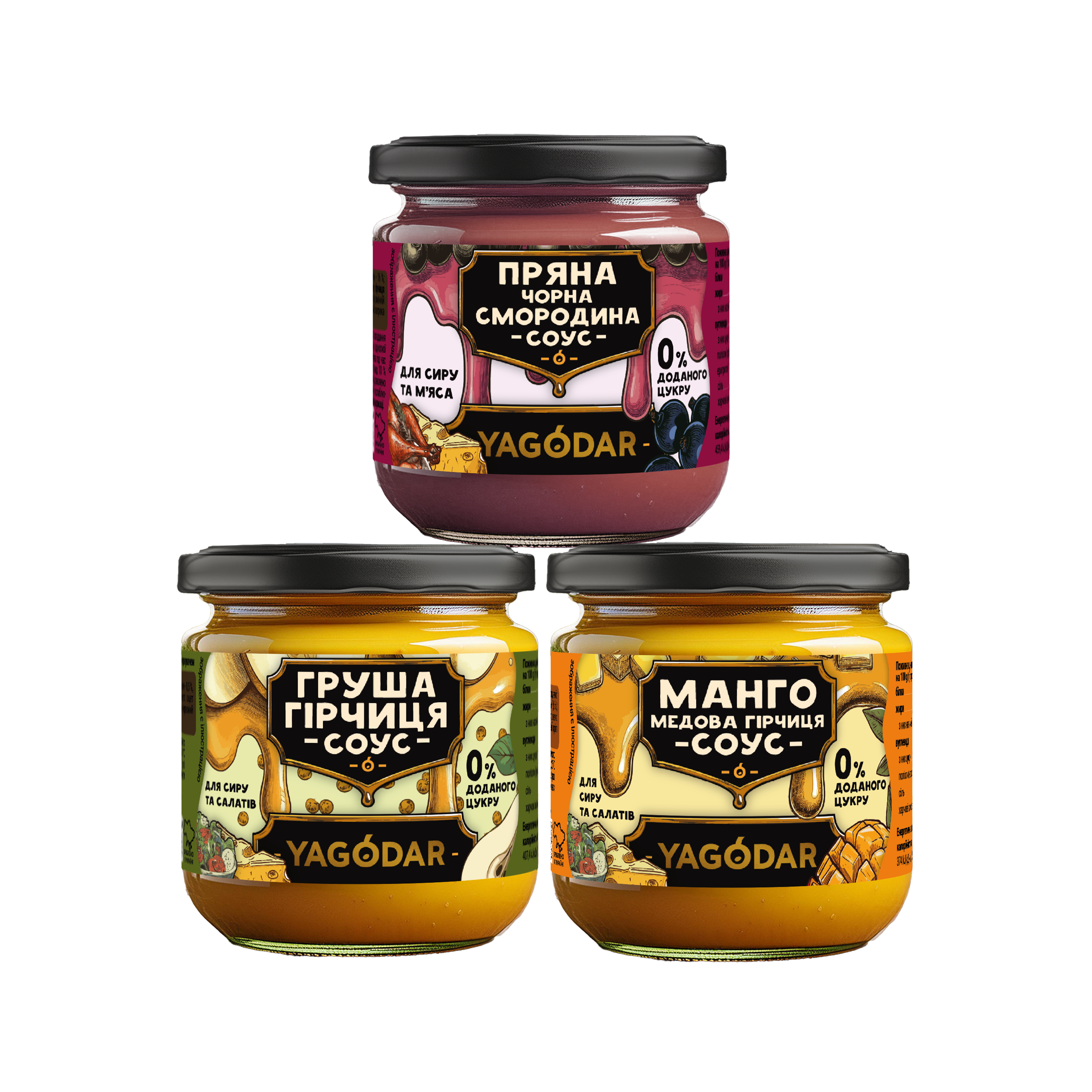 3 natural sugar-free sauces made from fruits and berries