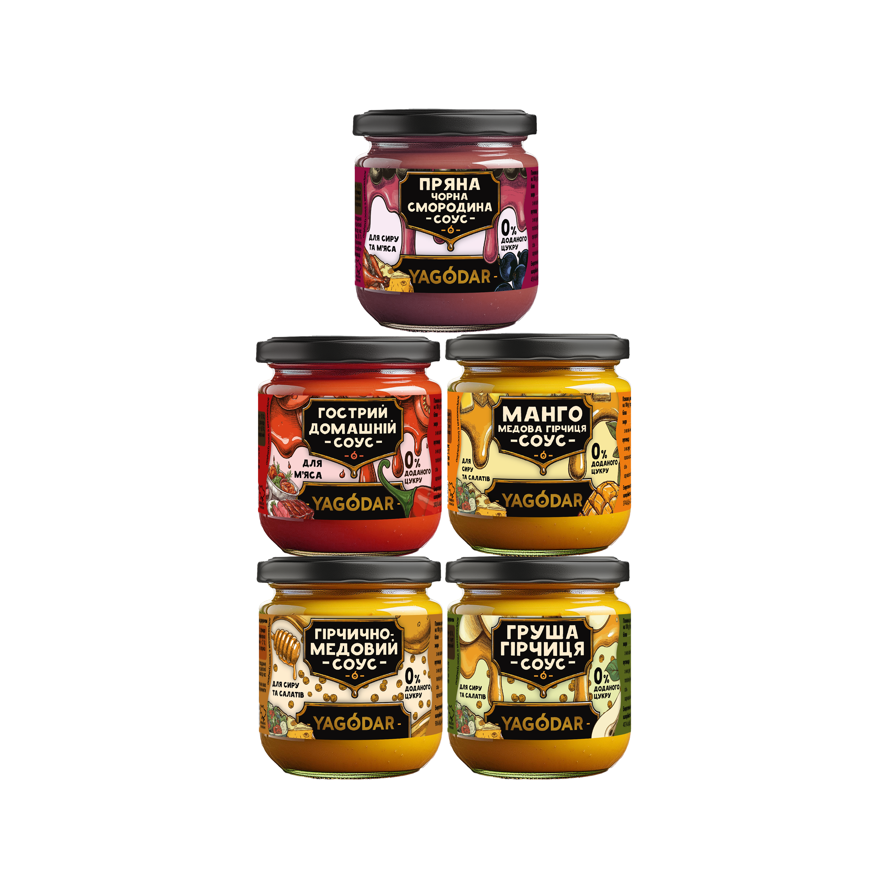 Natural sugar-free sauces