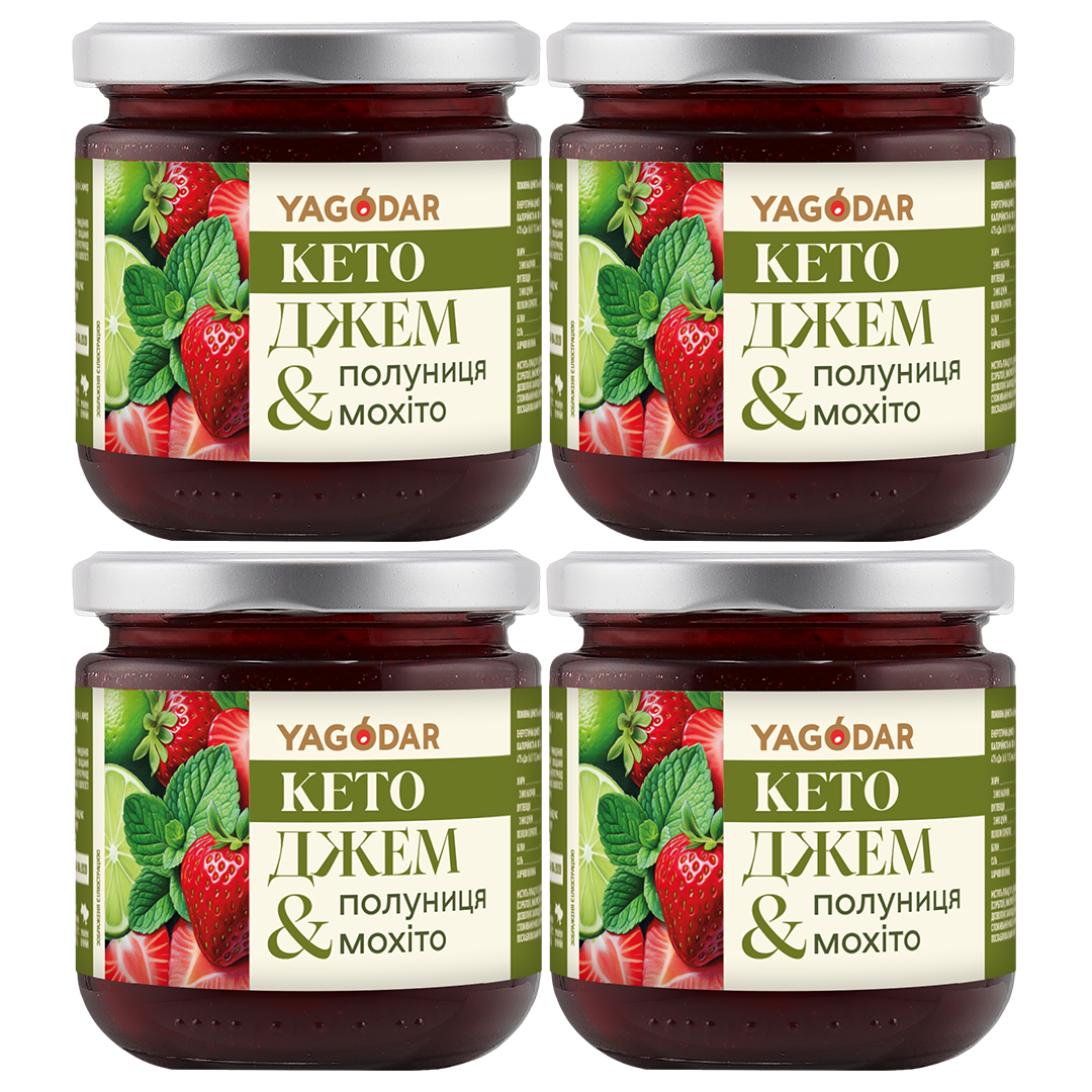 4 кето джеми Полуниця Мохіто