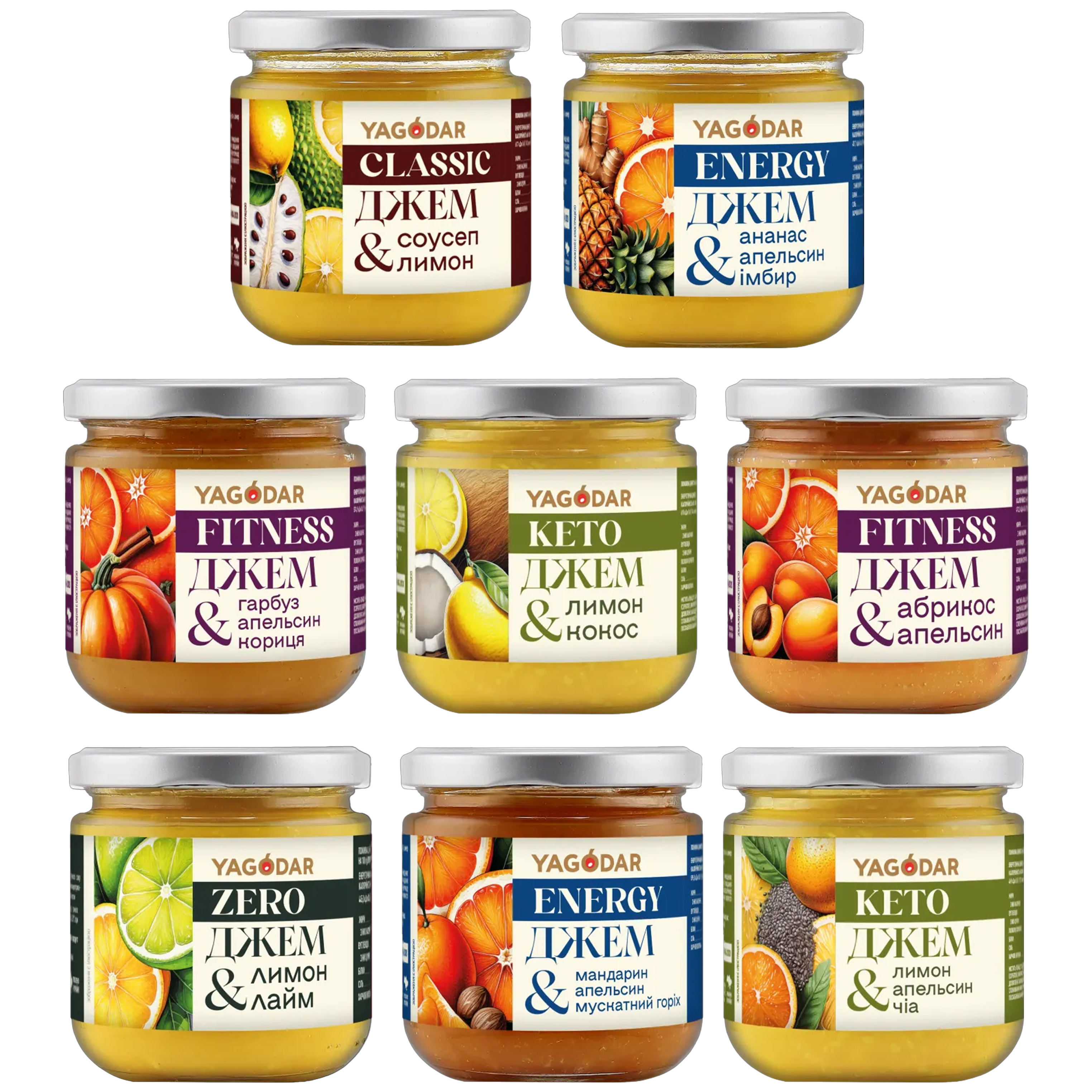 Цитрусовое асорти джемов