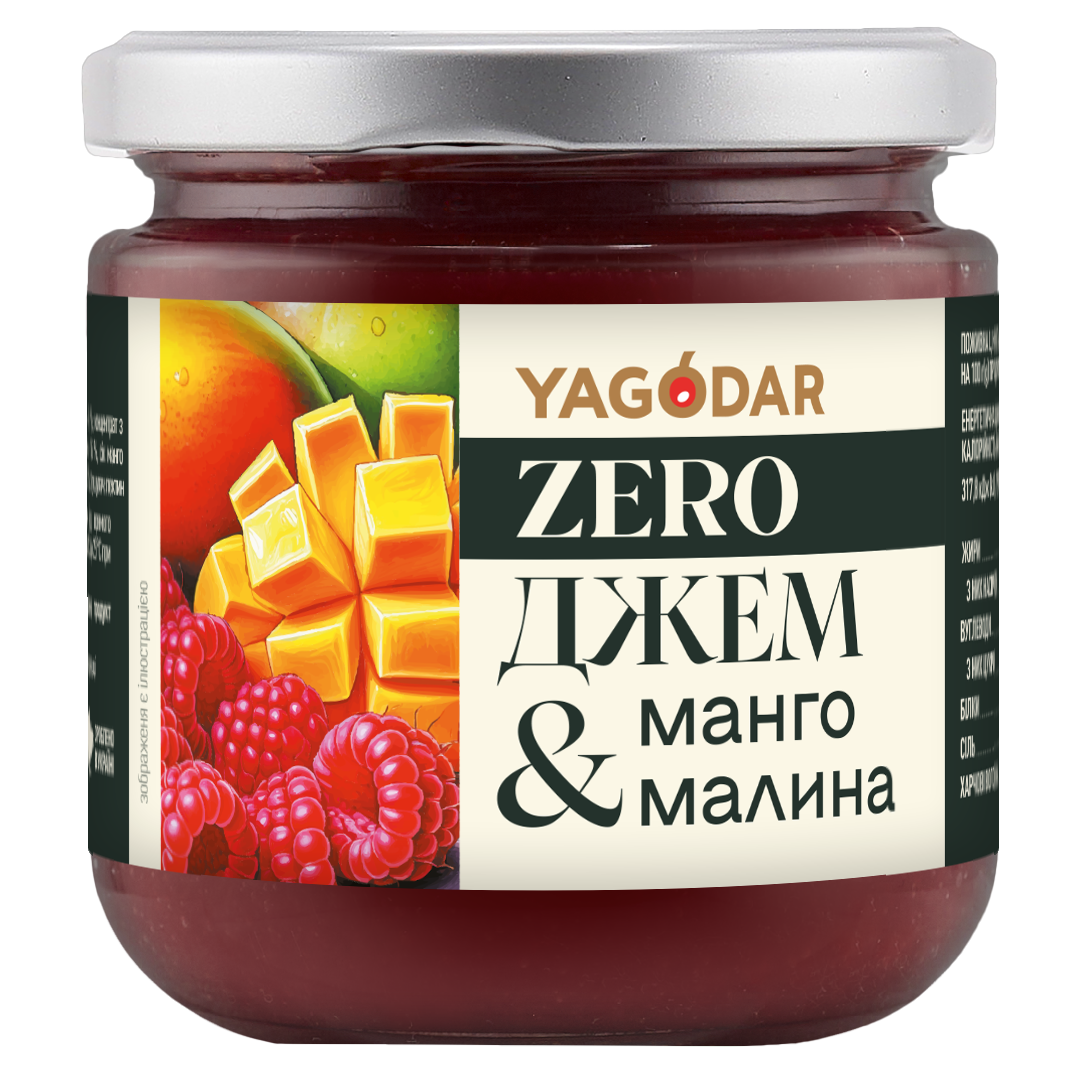 Джем манго малина без цукру 210 г Манго малина джем без цукру